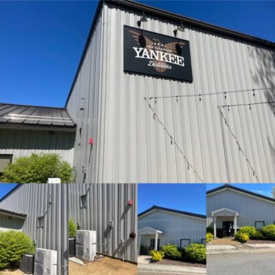 commercial pressure washing before and after photos