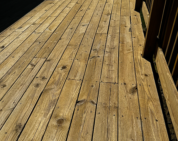 deck cleaning